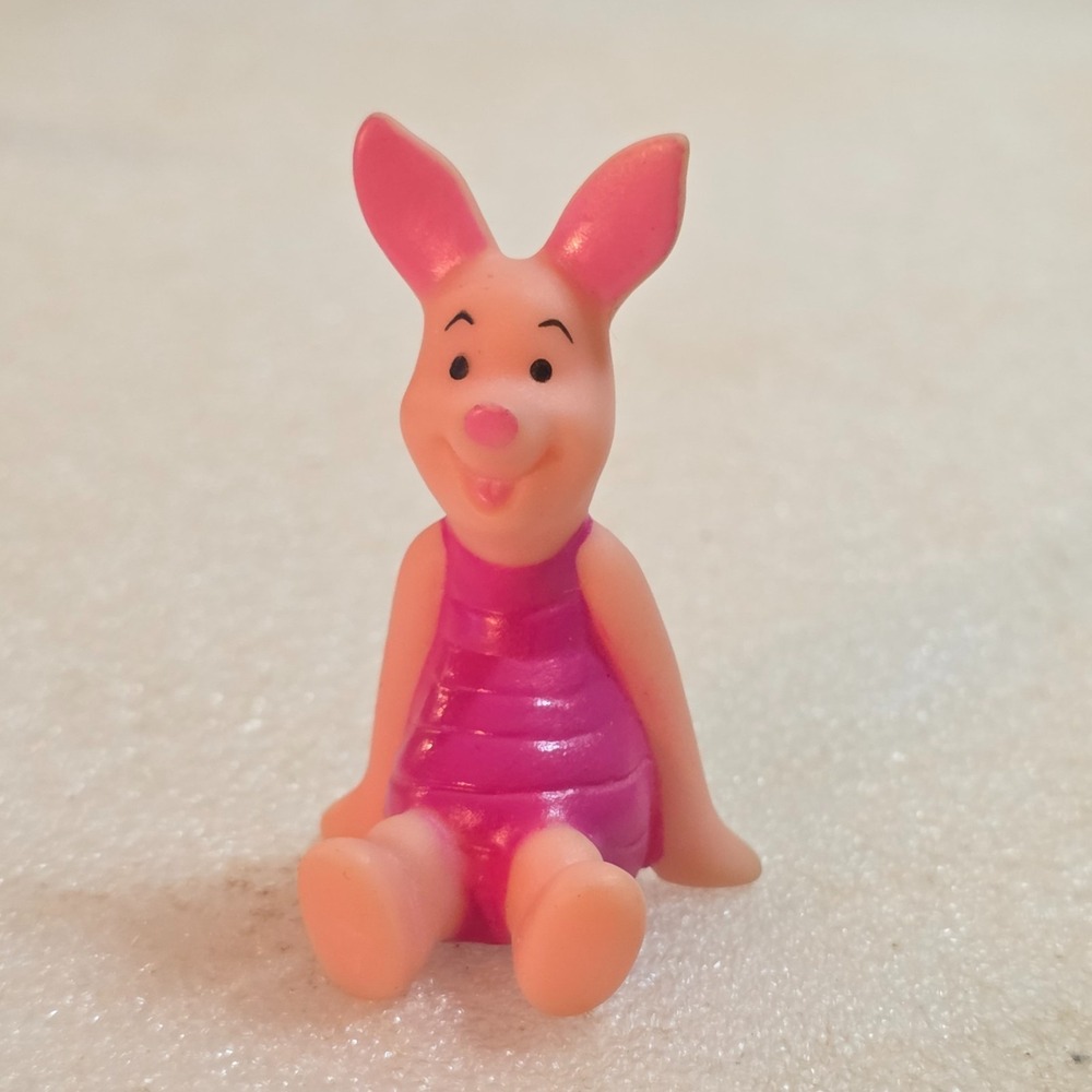 Disney Winnie the Pooh PIGLET Mini Plastic Figure Cake Topper 2.5"